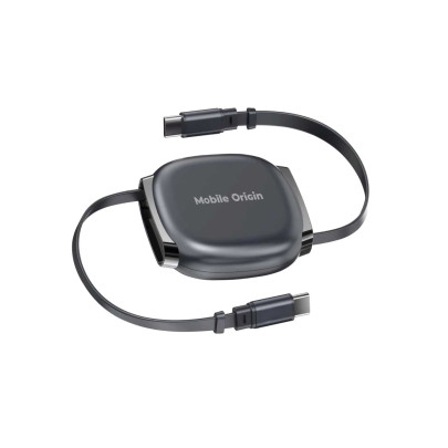 100W Retractable Cable Box USB-C to USB-C CB7, Spage Grey