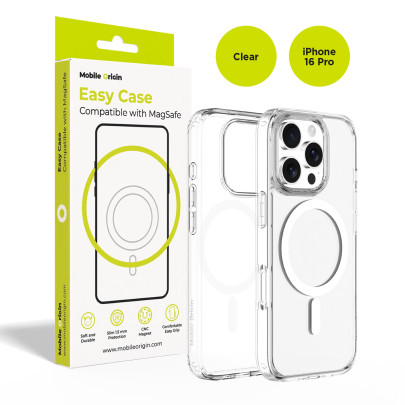 Pouzdro Easy Hybrid MagSafe, Čiré pro iPhone 16