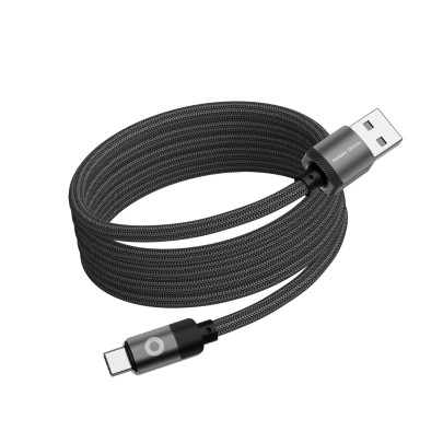 Magnetický kabel 1 m USB‑A na USB‑C – černý