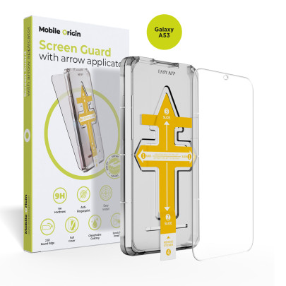 Protective glass with arrow aplicator – for Samsung Galaxy