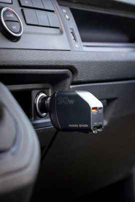 Car Charger CA22 90W - USB-C + USB-A, + 2x USB-C Cable