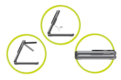 Skládací Qi2 nabíječka 3v1 PW8 - stříbrná