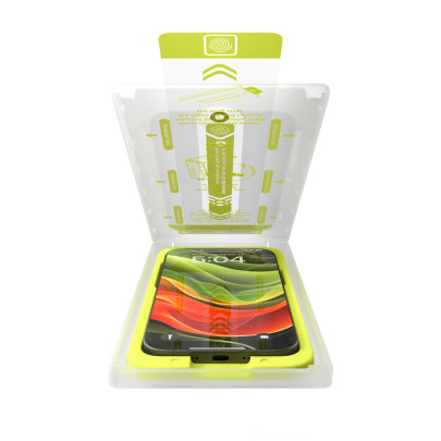 Ochranné sklo pro iPhone 16 – 2 ks, celoplošné krytí, snadná instalace, s aplikátorem