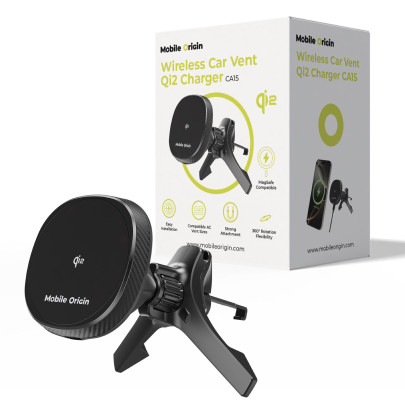 Wireless Magnetic Charger Qi2 CA15 + Car Charger 60W CA11