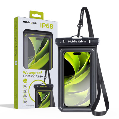 Waterproof Floating Case 6,5" Black / White