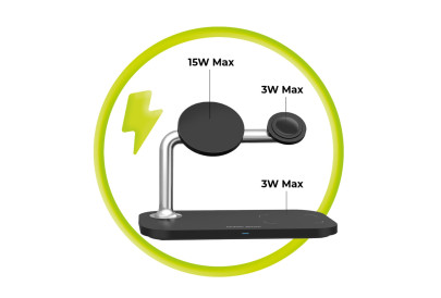3in1 Wireless Charger MO1 Black