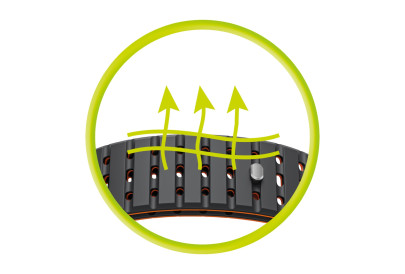 Magnetický řemínek pro Apple Watch 44 / 45 / 46 / 49 mm – černooranžový