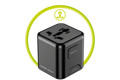 Universal Travel Adapter PW30 EU/UK/US/AUS, Black