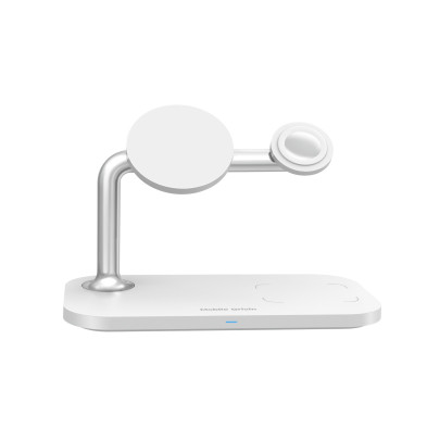 Bezdrátová nabíječka 3v1 MO1 – bílá