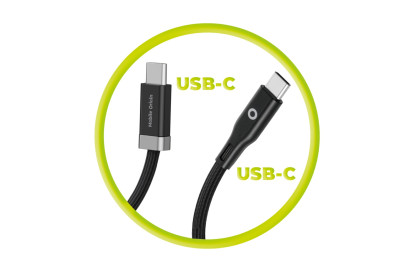 60W Kabel s magnetickým úchytem StayCable USB-C na USB-C, 1.5 m, CB6