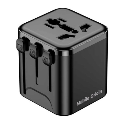 Universal Travel Adapter PW30 EU/UK/US/AUS, Black