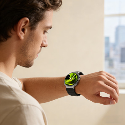 FKM řemínek Easy Strap pro Galaxy Watch 8 - Černý