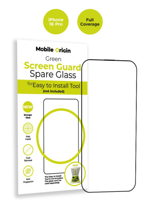 Náhradní ochranné sklo pro iPhone 16 – plné pokrytí displeje