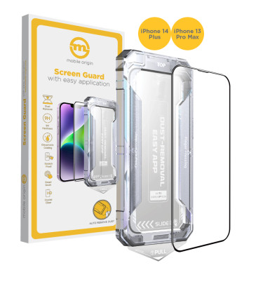 Ochranné sklo se snadnou instalací – pro iPhone 14 a 13