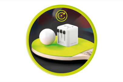 Universal Travel Adapter PW30 EU/UK/US/AUS, White