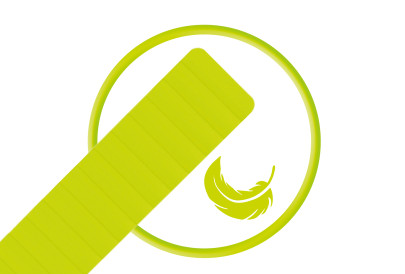 Magnetický řemínek II pro Apple Watch 44 / 45 / 46 / 49 mm – oranžovo‑zelený