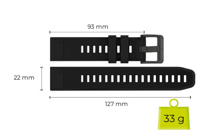 Řemínek Easy Strap ES1 Quick Fit pro Garmin 22mm
