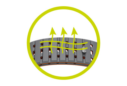 Magnetický řemínek pro Apple Watch 44 / 45 / 46 / 49 mm – šedo‑oranžový