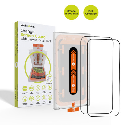 Screen Guard with easy applicator, 2 pack iPhone 15 Series
