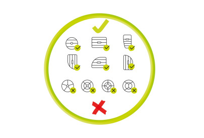 Magnetický držák do ventilace CA9 – včetně kovové destičky