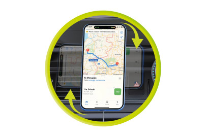 Bezdrátová nabíječka do větrací mřížky auta CA18, kompatibilní s Apple Watch/iPhone MagSafe