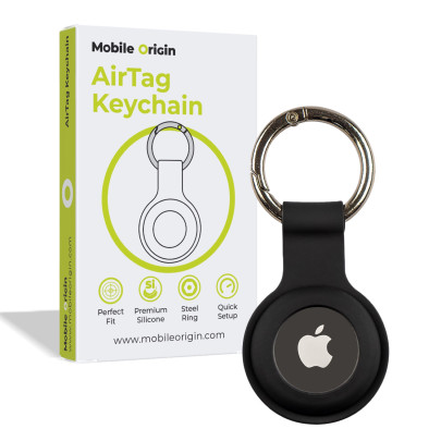 Pouzdro na AirTag na klíče – černé