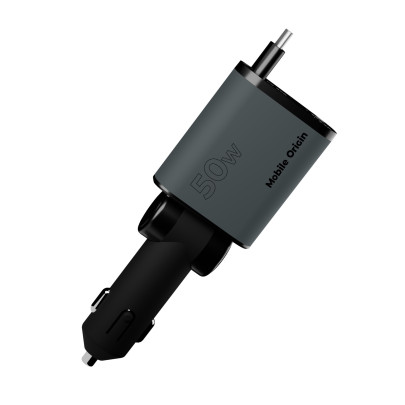 3in1 Car Charger CA27, 50W - USB-C + USB-A, USB-C Cable