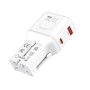 GaN 35W Travel Adapter, EU/US/UK/AU PW25 White