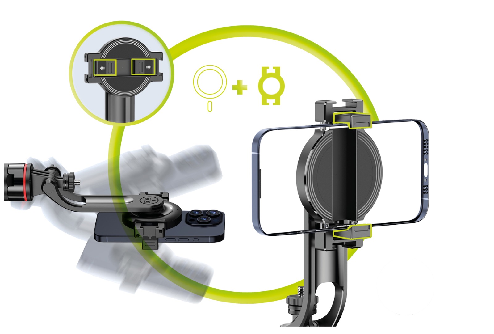Maximum security: Mechanical clips with MagSafe